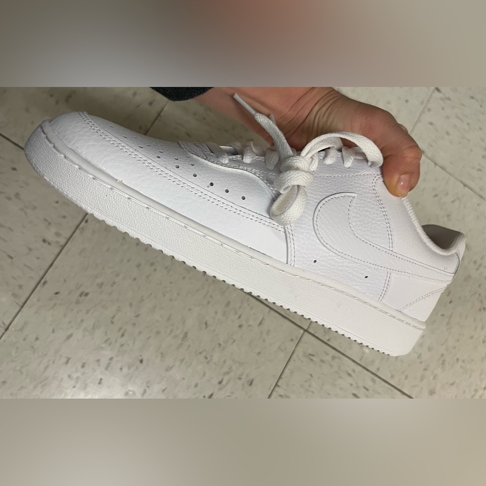 NWOT NIKE Court Lows All White no original box size 11 - Picture 14 of 17